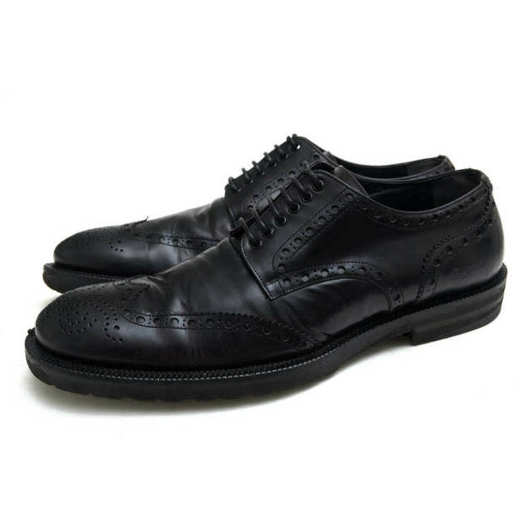 ディースクエアード／DSQUARED2 シューズ ビジネスシューズ 靴 ビジネス メンズ 男性 男性用レザー 革 本革 ブラック 黒  メダリオン ウイングチップ