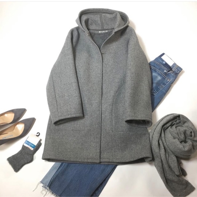 AURALEE(オーラリー)のオーラリー⭐︎AURALEE⭐︎Heavy Melton Hooded Coat レディースのジャケット/アウター(ロングコート)の商品写真