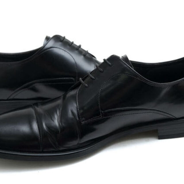 プラダ/PRADA シューズ ビジネスシューズ 靴 ビジネス メンズ 男性 男性用レザー 革 本革 ブラック 黒 144 ストレートチップ マッケイ製法