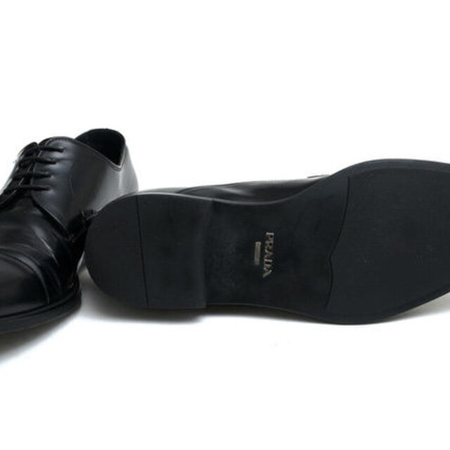 プラダ/PRADA シューズ ビジネスシューズ 靴 ビジネス メンズ 男性 男性用レザー 革 本革 ブラック 黒 144 ストレートチップ マッケイ製法