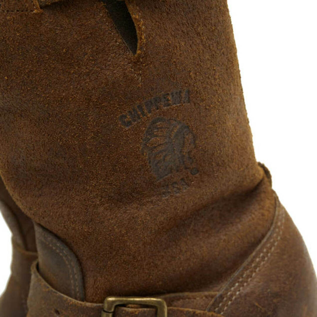 CHIPPEWA(チペワ)のチペワ／CHIPPEWA エンジニアブーツ シューズ 靴 メンズ 男性 男性用レザー 革 本革 ブラウン 茶  27911 11" Bomber Jacket Leather Engineer プレーントゥ Vibramソール グッドイヤーウェルト製法 メンズの靴/シューズ(ブーツ)の商品写真