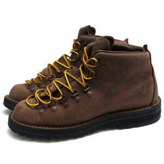 ダナー(Danner)のダナー／Danner マウンテンブーツ トレッキングブーツ シューズ 靴 メンズ 男性 男性用レザー 革 本革 ダークブラウン 茶 ブラウン  31700X MOUNTAIN LIGHT TAN SUEDE マウンテンライト タンスエード Vibramソール 定番 ステッチダウン製法(ブーツ)