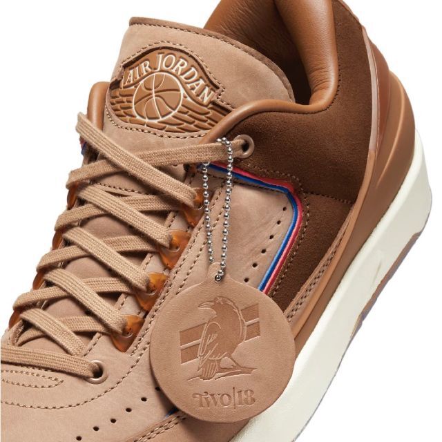 Two 18 × Nike Air Jordan 2 Low Tan NIKE