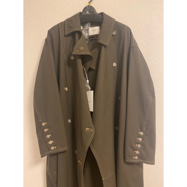 Ameri VINTAGE(アメリヴィンテージ)のAmeri VINTAGE  WAVE FRONT OVER COAT レディースのジャケット/アウター(トレンチコート)の商品写真