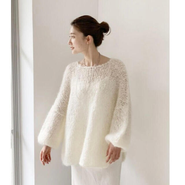 Plage(プラージュ)のPlage イタリアヤーン HANDKNIT モヘヤ レディースのトップス(ニット/セーター)の商品写真