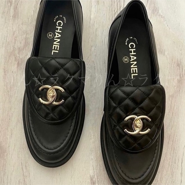 CHANEL ターンロック ローファー 39 シャネル