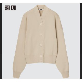 ユニクロ(UNIQLO)のユニクロユー　カーディガン　ショート丈(カーディガン)