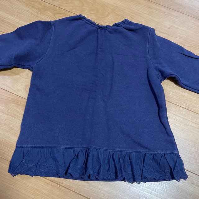 mezzo piano(メゾピアノ)の【美品】mezzo piano トレーナー　130 キッズ/ベビー/マタニティのキッズ服女の子用(90cm~)(Tシャツ/カットソー)の商品写真