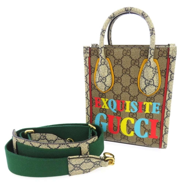 グッチ トートバッグ EXQUISITE GUCCI ミニ GGスプリーム 699406 GUCCI