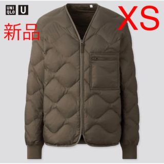 ユニクロ(UNIQLO)の新品　ユニクロ　ユー　リサイクル ダウンジャケット　XSサイズ　ダークグリーン(ダウンジャケット)