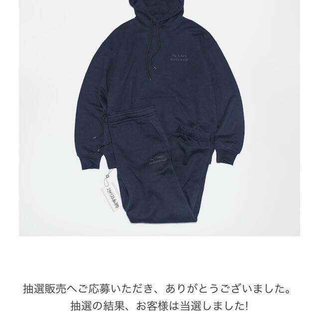 Ennoy エンノイ スウェット navy M 紺色