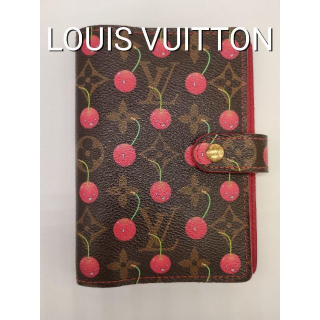 全品送料無料】 LOUIS VUITTON 手帳カバー アジェンダPM チェリー