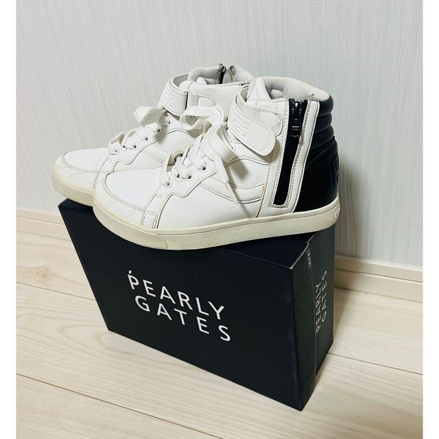 PEARLY GATES ゴルフシューズ 22.5 レディース パーリーゲイツ