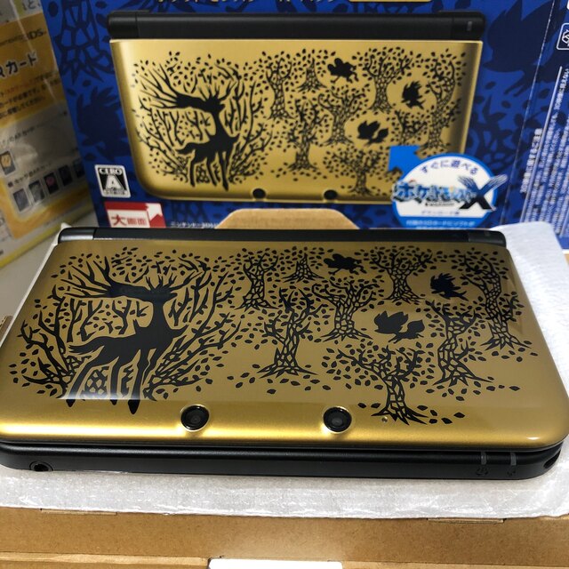 ニンテンドー 3DS LL ポケットモンスターXパック　プレミアムゴールド