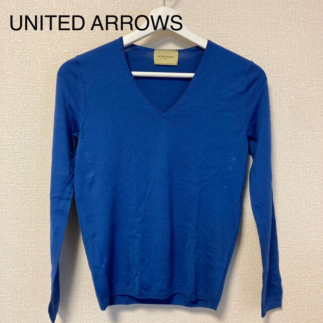 UNITED ARROWS(ユナイテッドアローズ)の【UNITED ARROWS ユナイテッドアローズ】カットソー/ブルー レディースのトップス(カットソー(長袖/七分))の商品写真