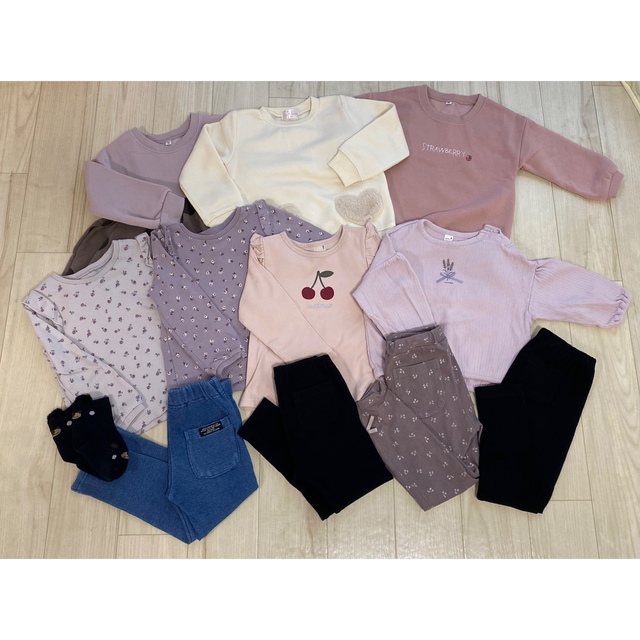 petit main(プティマイン)の全13着♡冬服100サイズ♡女の子 キッズ/ベビー/マタニティのキッズ服女の子用(90cm~)(Tシャツ/カットソー)の商品写真