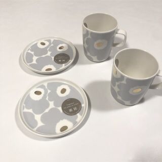 マリメッコ(marimekko)の【新品・未使用】marimekko マグカップ＆プレート セット(食器)