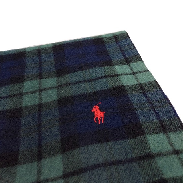 Johnstons(ジョンストンズ)の美品 POLO Ralph Lauren✨ポロラルフローレン ストール ショール レディースのファッション小物(ストール/パシュミナ)の商品写真