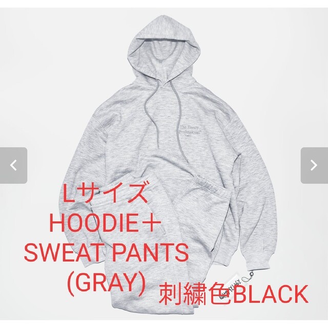 エンノイとスタイリスト私物 HOODIE＋SWEAT PANTS (GRAY)