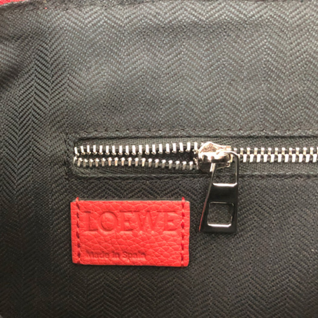 LOEWE(ロエベ)のロエベ ゴヤ スモールバックパック レザー スカーレットレッド 307.12UU15 レディースのバッグ(リュック/バックパック)の商品写真