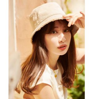 ハーリップトゥ(Her lip to)のFringe Cotton-Canvas Bucket Hut(ハット)