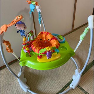 フィッシャープライス(Fisher-Price)のジャンパルー　フィッシャープライス　レインフォレスト(箱、説明書付)(ベビージム)