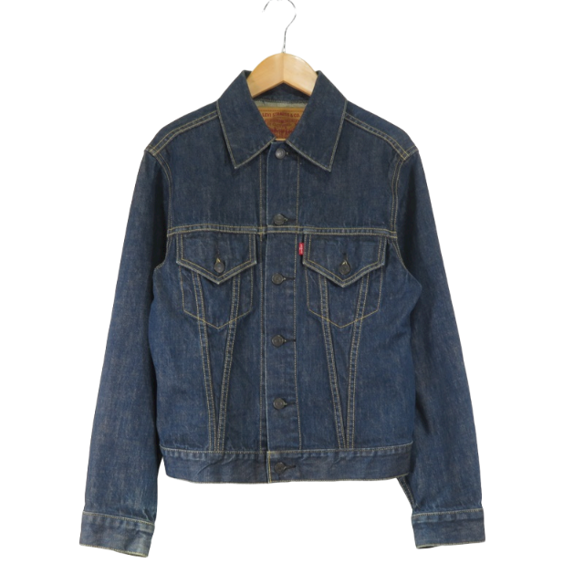 2021人気新作 Levi's ウールトラッカージャケット 青チェックM