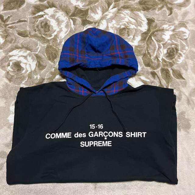 Supreme(シュプリーム)のSupreme garcons Hooded Sweatshirt ギャルソン メンズのトップス(パーカー)の商品写真