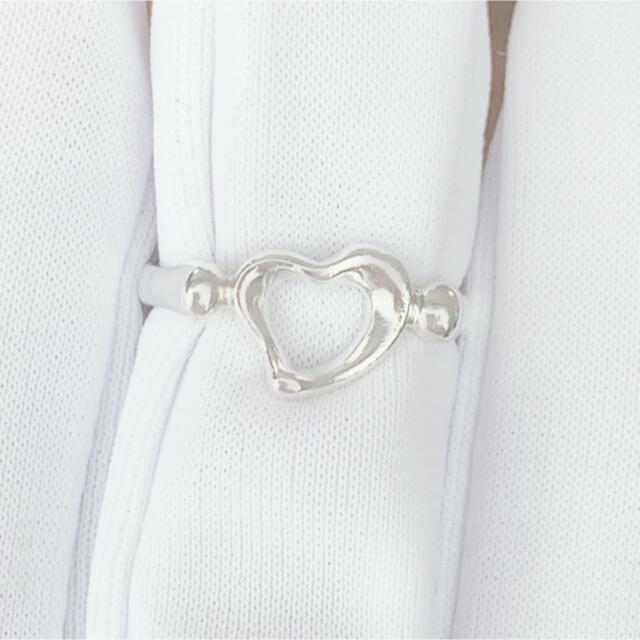Tiffany & Co. - ティファニー オープンハート リング シルバー925 8号