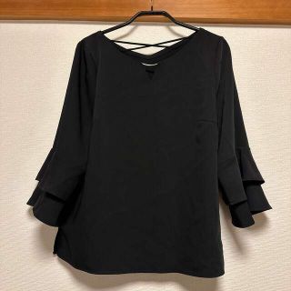 ジャスグリッティー(JUSGLITTY)のjusglitty 黒ブラウス(シャツ/ブラウス(長袖/七分))