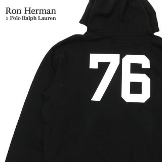 黒M ロンハーマン別注ポロラルフローレン Logo Sweat Hoodie(パーカー)