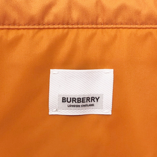 BURBERRY(バーバリー)のバーバリー フラット トート ナイロン レザー オレンジ ブラック 8022367 レディースのバッグ(トートバッグ)の商品写真