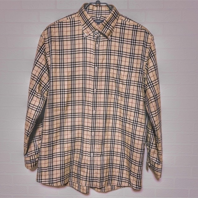 Burberryバーバリー ノバチェック シャツブラウス サイズMウール100% 購入品につきお値下げ