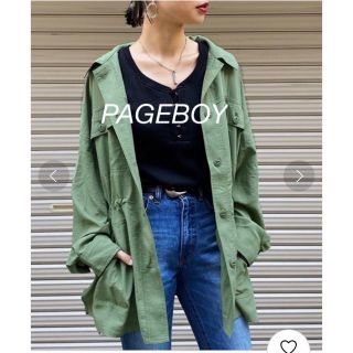 ページボーイ(PAGEBOY)のPAGEBOY ライトミリタリーシャツ(ミリタリージャケット)