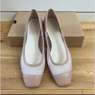 オデットエオディール(Odette e Odile)の美品♡ユナイテッドアローズ ♡フラットシューズ　ベージュピンク size25(バレエシューズ)