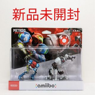 ニンテンドウ(任天堂)の【新品】amiibo★ダブルセット★サムス★E.M.M.I.★メトロイドドレッド(ゲームキャラクター)