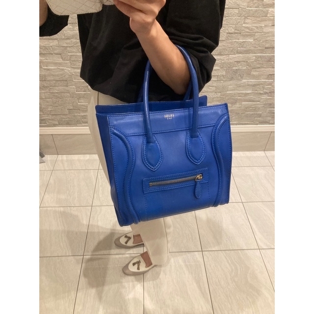 税込】 celine - 最終価格大セール☆セリーヌ ラゲージ ブルー