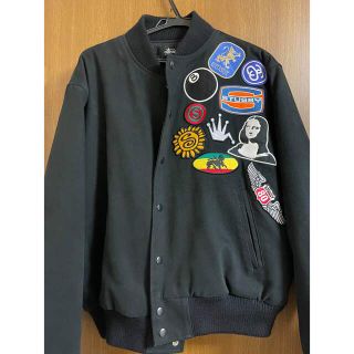 STUSSY - stussy SOUVENIR STADIUM BOMBER スタジャンの通販｜ラクマ