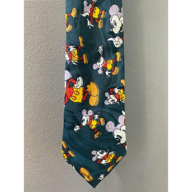 ビンテージ 90s ミッキーマウス シルク silk ネクタイ 美品 希少