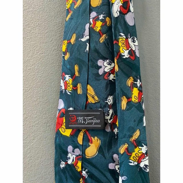 ビンテージ 90s ミッキーマウス シルク silk ネクタイ 美品 希少