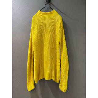 ラルフローレン(Ralph Lauren)の古着 ビンテージ 80s ラルフローレン yellow ハイネック ニット 美品(ニット/セーター)