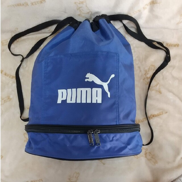 プーマ PUMA ナイロンリュック ブルー キッズ/ベビー/マタニティのこども用バッグ(リュックサック)の商品写真