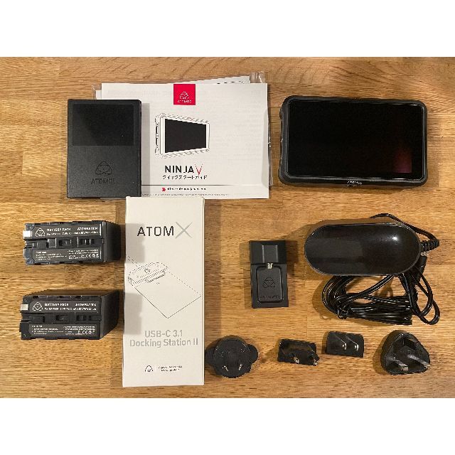 ATOMOS NINJA V ＋バッテリーパック他　【未使用】