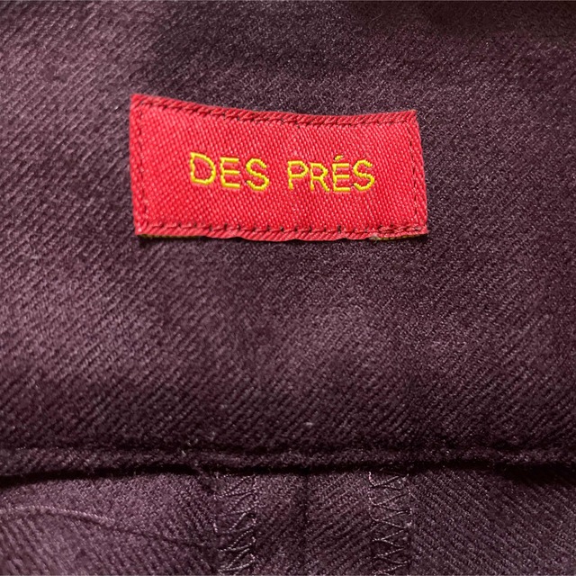 DES PRES(デプレ)のDESPRÉSデプレ　ワイドパンツ　ボルドー レディースのパンツ(カジュアルパンツ)の商品写真