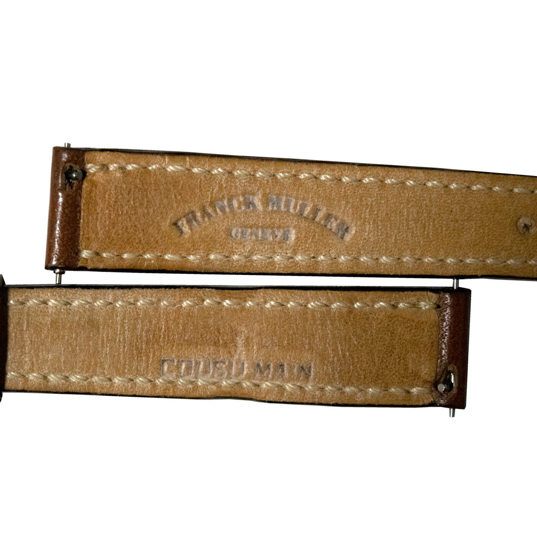 FRANCK MULLER(フランクミュラー)のFRANCK MULLER フランクミュラー  純正 レザーベルト  1750  レディース 替えベルト レディースのファッション小物(腕時計)の商品写真