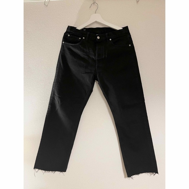 Maison Margiela 20ss カットオフデニムパンツ ブラック 30 Maison Margiela 20ss カットオフデニムパンツ ブラック 30