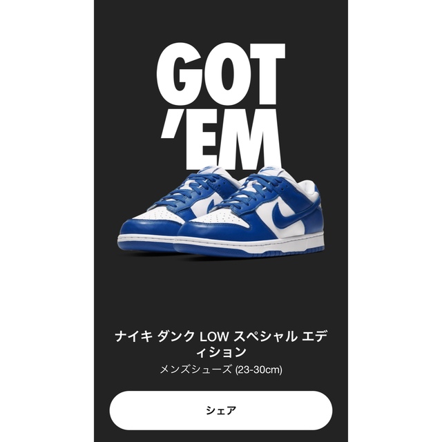 NIKE Dunk Low SP Varsity Royal