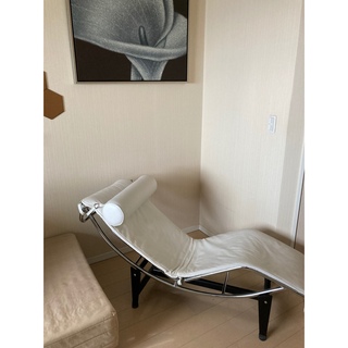 リプロダクト品 ル・コルビュジェ LC4シェーズロングラウンジチェア寝椅子長椅子(一人掛けソファ)