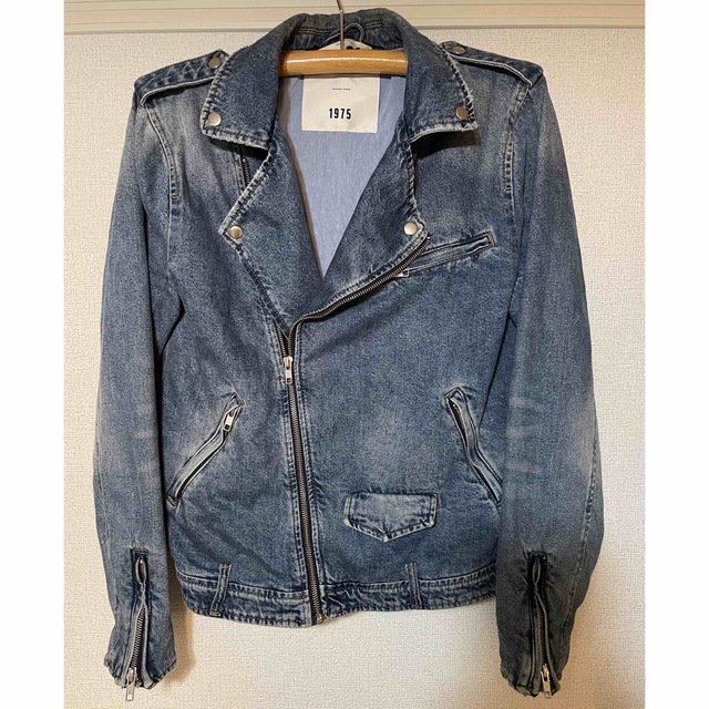 ZARA デニムライダースジャケット