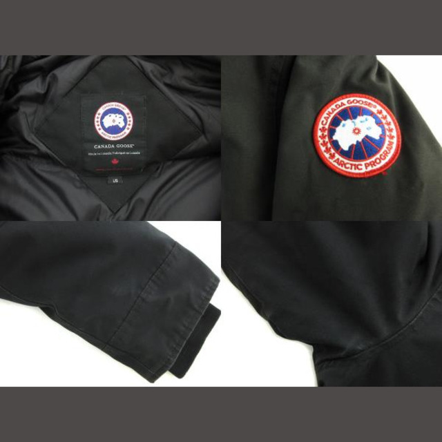 CANADA GOOSE(カナダグース)のカナダグース グラッドバリー ダウンジャケット 3571JM ブラック L メンズのジャケット/アウター(ダウンジャケット)の商品写真